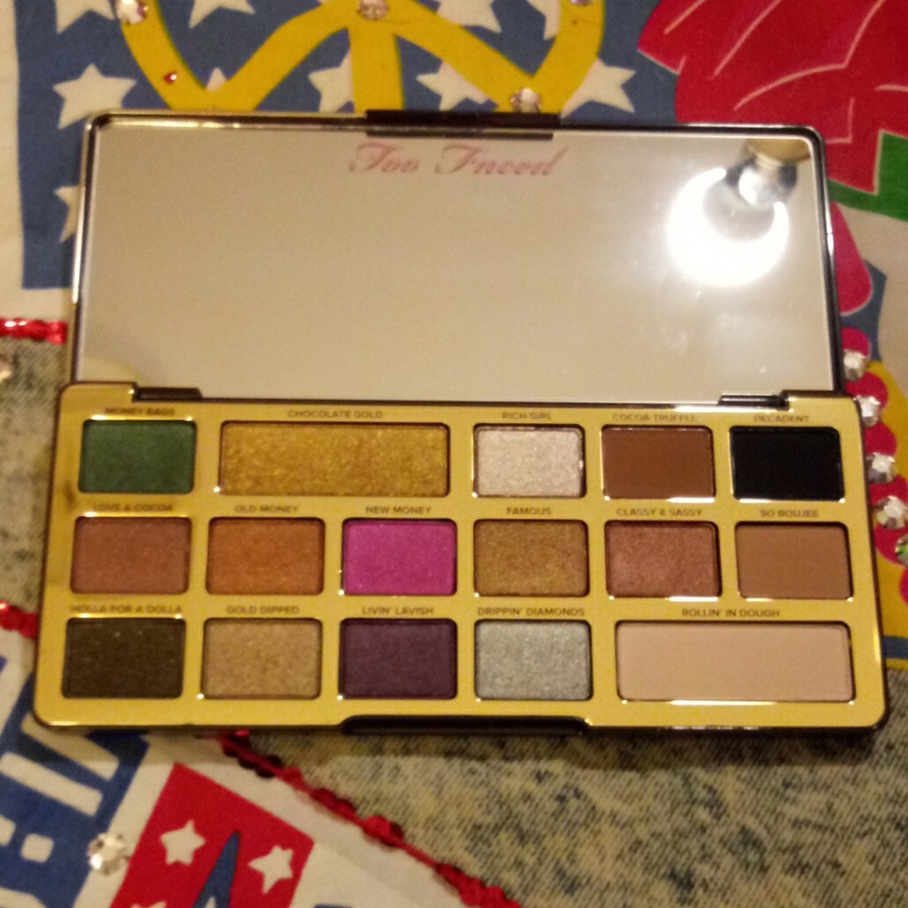 TOO FACED CHOCOLATE GOLD EYESHADOW PALETTE - Picture 7 of 7